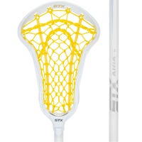 STX Aria Pro-M Lock Pocket Women's Complete Lacrosse Stick in White