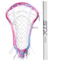 STX Aria Pro LE Cotton Candy w/ Lock Pocket Women's Complete Lacrosse Stick