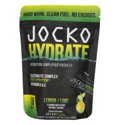 Jocko HYDRATE Hydration Amplifier Packets - Lemon Lime (16 Count Bag)