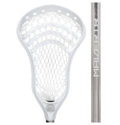 Maverik Optik Alloy Complete Lacrosse Stick Strung with Semi-Hard Mesh - 7000 Series Alloy Shaft