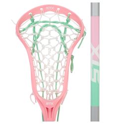 STX Crux Junior Girl's Complete Lacrosse Stick Strung with the Lock Pocket  - Alloy Shaft
