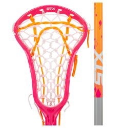 STX Exult Rise Junior Women's Complete Lacrosse Stick Strung with the Lock Pocket - Exult Rise Shaft
