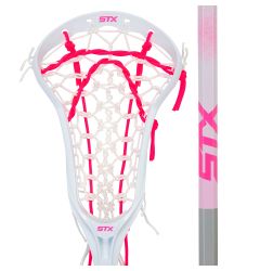 STX Crux 100 Junior Women's Complete Lacrosse Stick Strung with the Lock Pocket  - 6000 Alloy Shaft