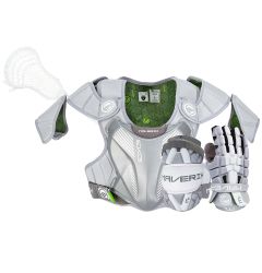 Maverik MX Deluxe Lacrosse Protective Bundle w/ Critik Alloy Complete Stick