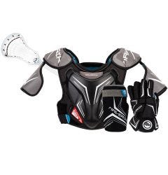 Maverik Charger Deluxe Youth Lacrosse Protective Bundle w/ Charger Stick