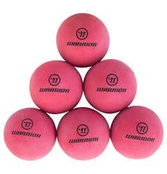 Warrior Practice Lacrosse Ball - 6 Pack