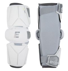 Grey Medium Epoch Lacrosse Integra Arm Pads for Attackmen and Middie 