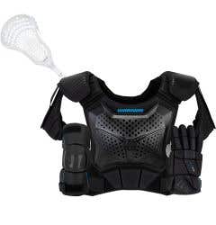 Warrior Evo Rise Youth Lacrosse Protective Bundle w/ Evo Rise Stick