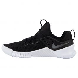 nike free metcon black white