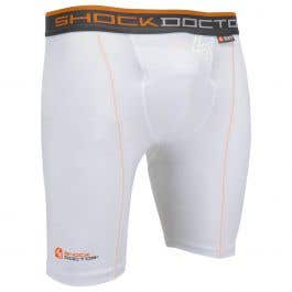Short De Sliding Rembourré Shock Doctor - Taille S Blanc/Gris - Neuf - Baseball/Softball
