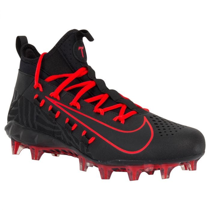 red and black nike cleats online -