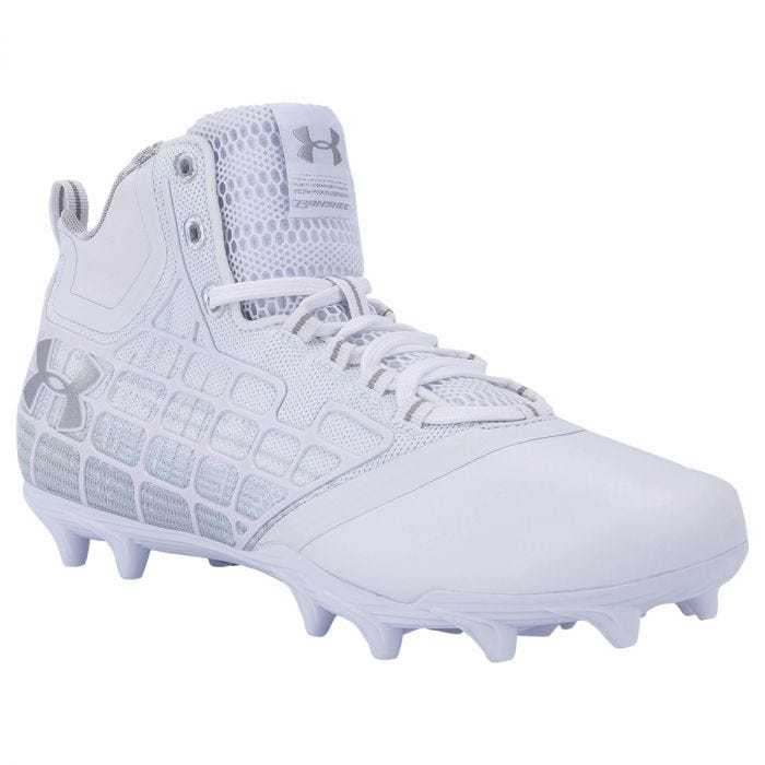 all white under armour cleats