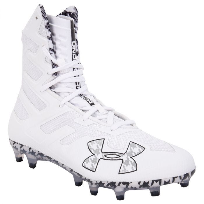 under armour cleats black and white