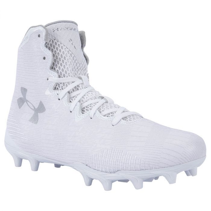 under armour all white cleats