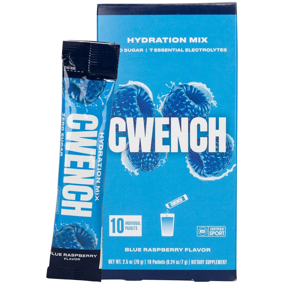 Cwench Hydration Mix Box - Blue Raspberry (10ct)