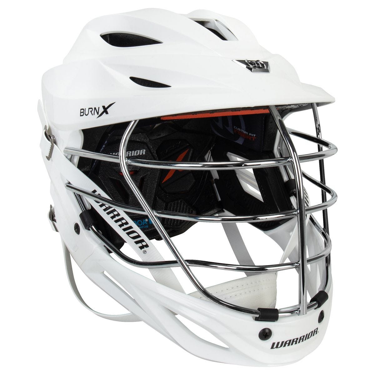 ラクロス　ヘルメット　STX Rival オールマットホワイト ラクロスヘルメットSTX Rival オールマットホワイト