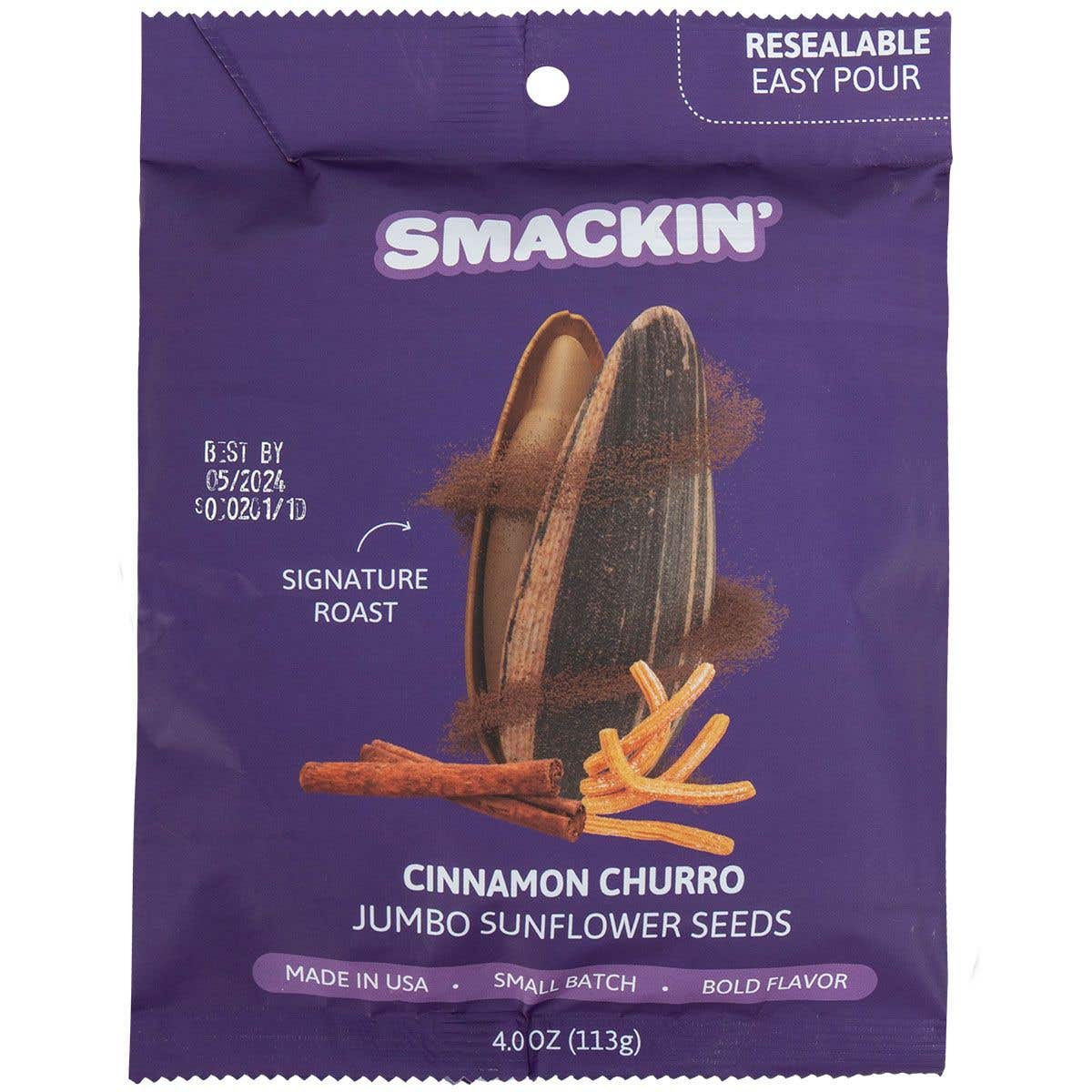 Smackin' Sunflower Seeds - Cinnamon Churro