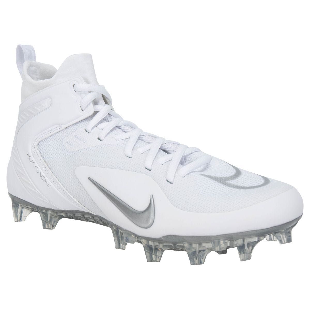 Size 11.5 Nike Alpha Huarache 7 Elite LAX Lacrosse Cleats White