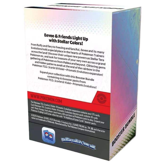 Pokemon TGC Scarlet & Violet: Prismatic Evolutions Booster Bundle