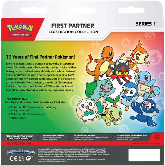 Pokemon TGC: First Partner Illustration Collection (Series 1)