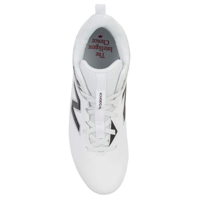 New Balance Rush Men\'s Lacrosse Cleats White Size 9 D Athletic Turf Field Shoes New Balance Rush V5 Mid White Lacrosse Cleats main image 3