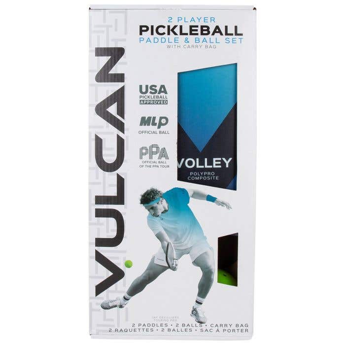 Vulcan Volley PolyPro Composite 2 Paddle Pickleball Set