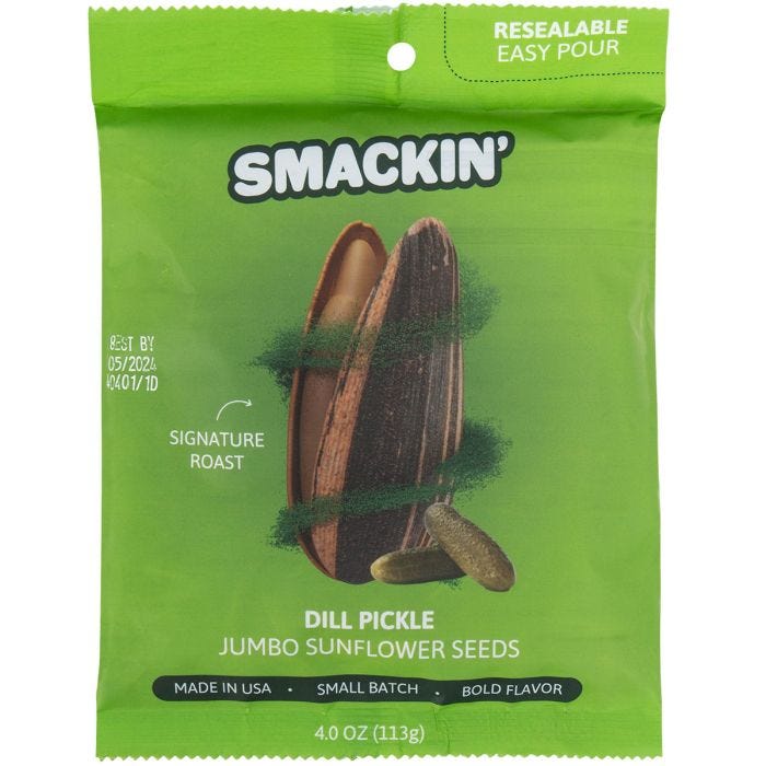 Smackin Sunflower Seeds Dill Pickle smackin-sunflower-seeds-dill-pickle
