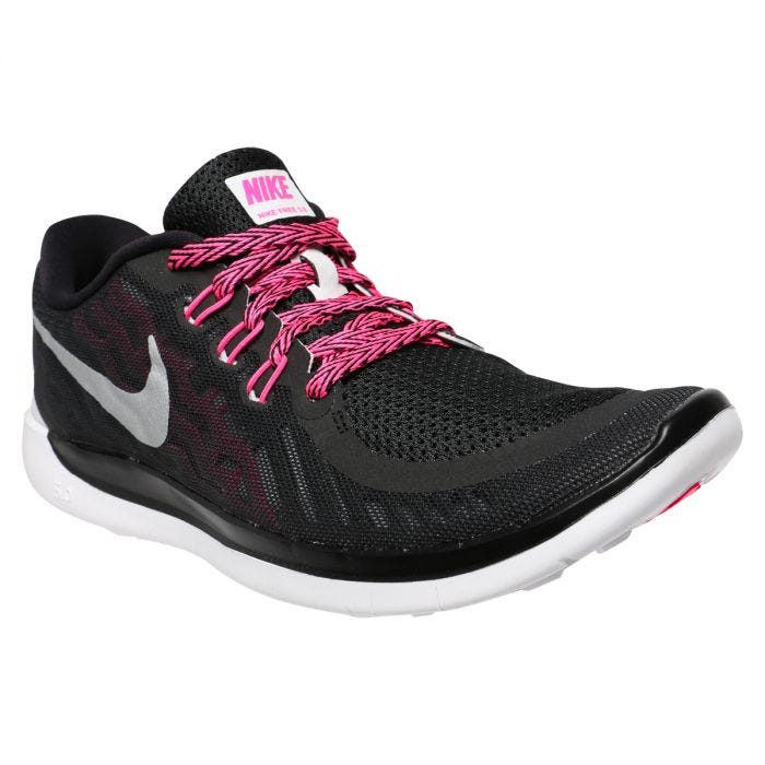 Nike Free 5.0 Training Shoes - Black/Pink