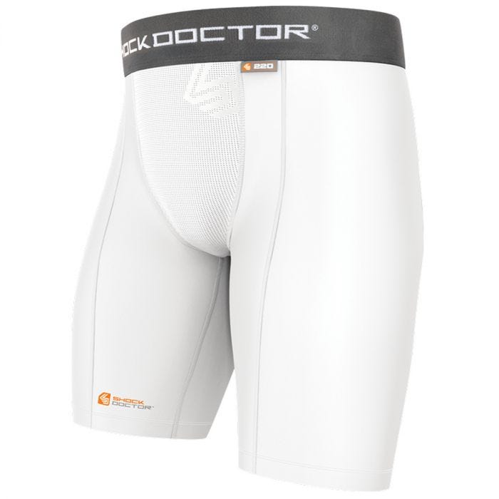 Shock Doctor 220 Core Compression Youth Shorts w/Cup Pocket