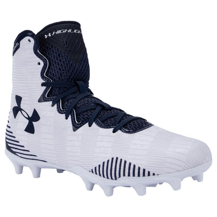 white ua cleats