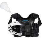Warrior Evo Rise Youth Lacrosse Protective Bundle w/ Evo Rise Stick & Burn Junior Helmet