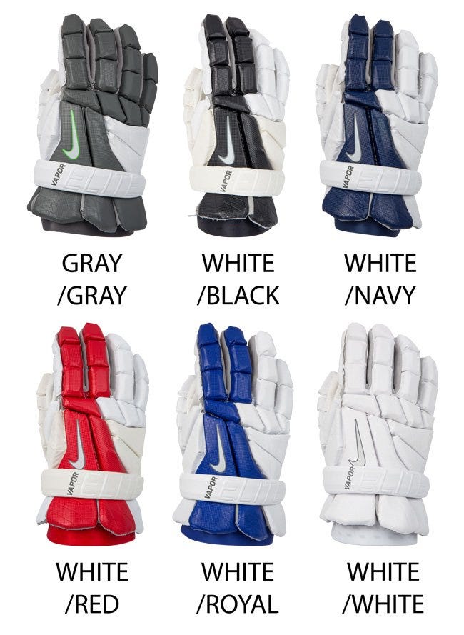 Lacrosse Glove Size Chart