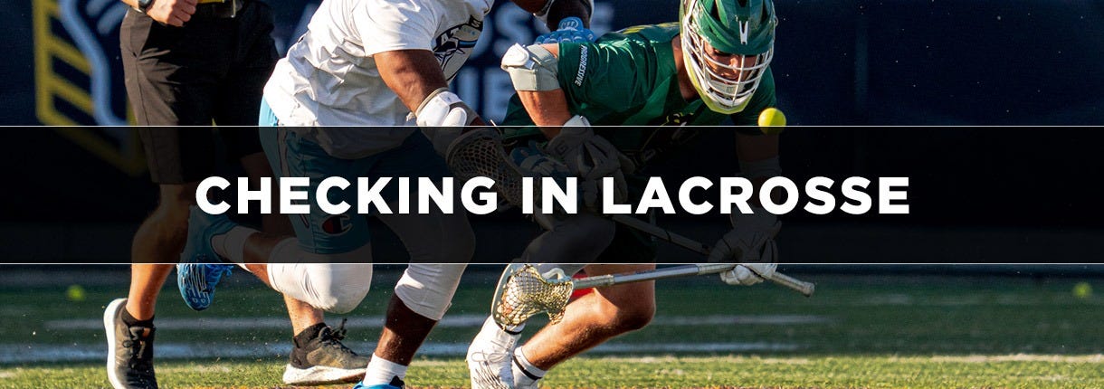 Men's Lacrosse Defense: Cross Check Hold Tips