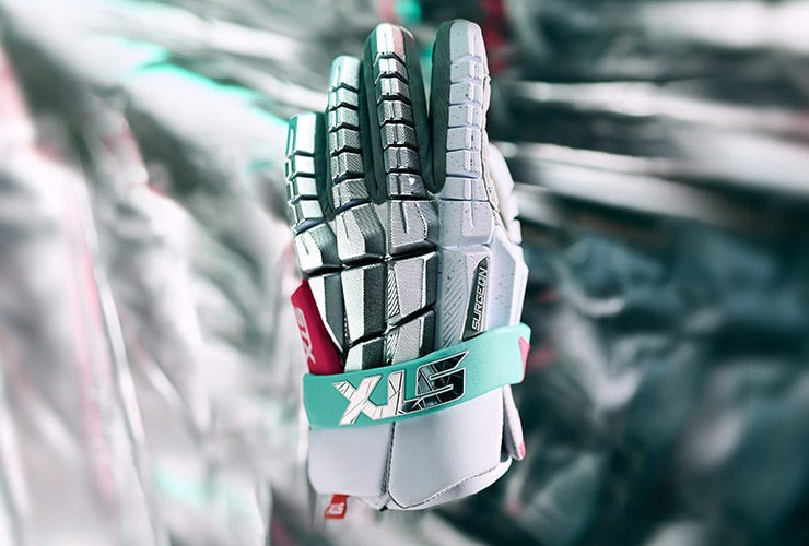 STX Surgeon RZR 2 Gloves: South Beach Silver
