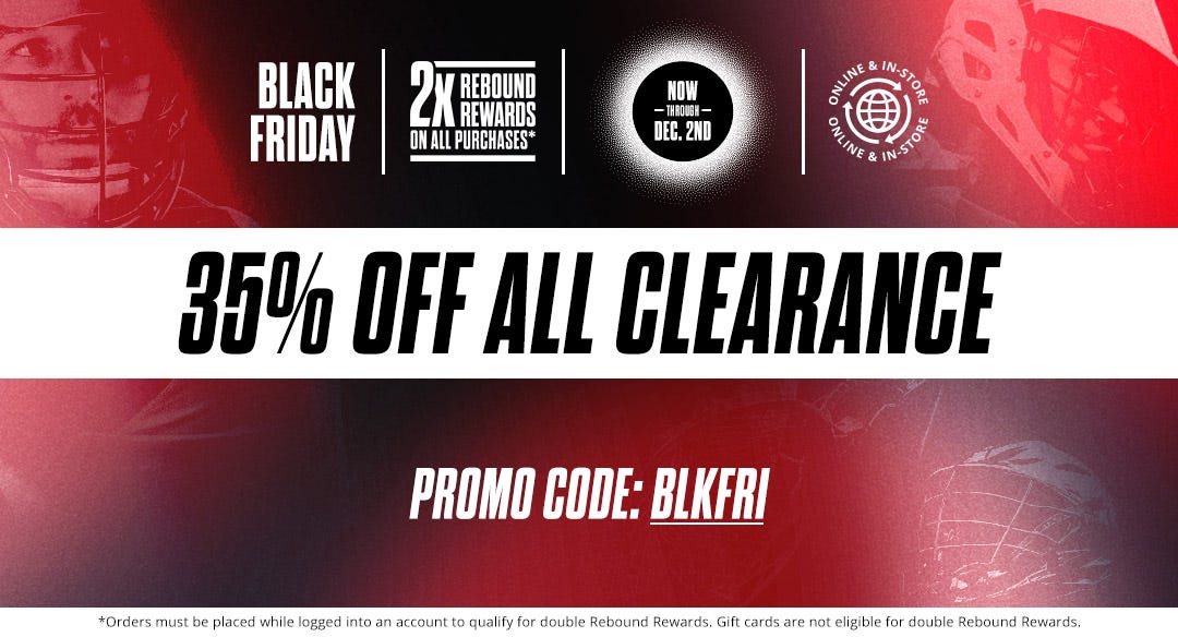 Black Friday Sale: 35% Off Clearance Items, now through December 2nd. Promo code: BLKFRI.
