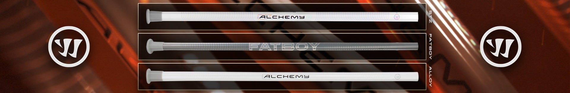Warrior Alchemy Lacrosse Shafts