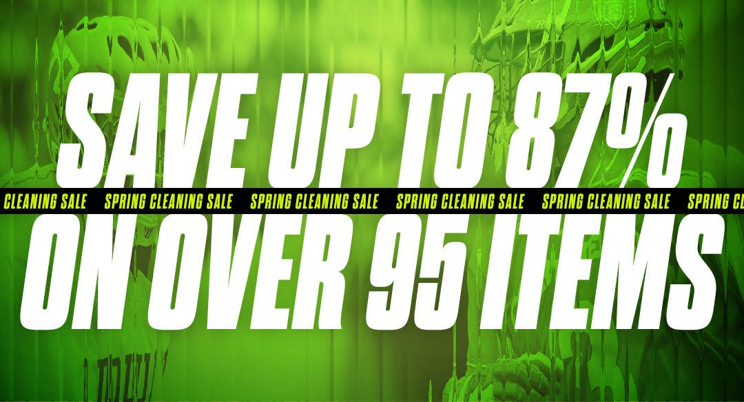 Spring Cleaning Sale. Save up to 87% on over 95 items.