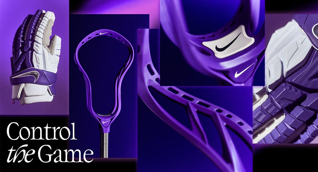 Nike Limited Edition Purple Collection. Control the game.