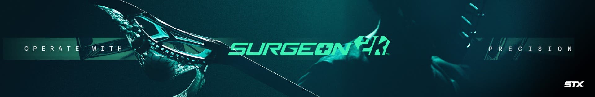 STX Surgeon 2K lacrosse head. Operate with precision.