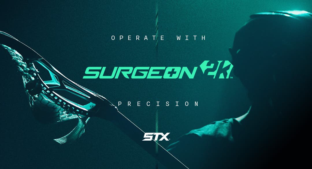 STX Surgeon 2K lacrosse head. Operate with precision.