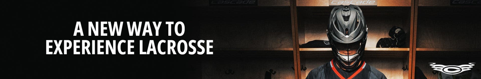 Cascade Z Lacrosse Helmet. A new way to experience lacrosse.