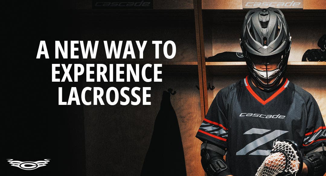 Cascade Z Lacrosse Helmet. A new way to experience lacrosse.