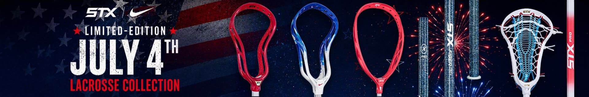 STX and Nike Limited Edition July 4th Lacrosse Collection