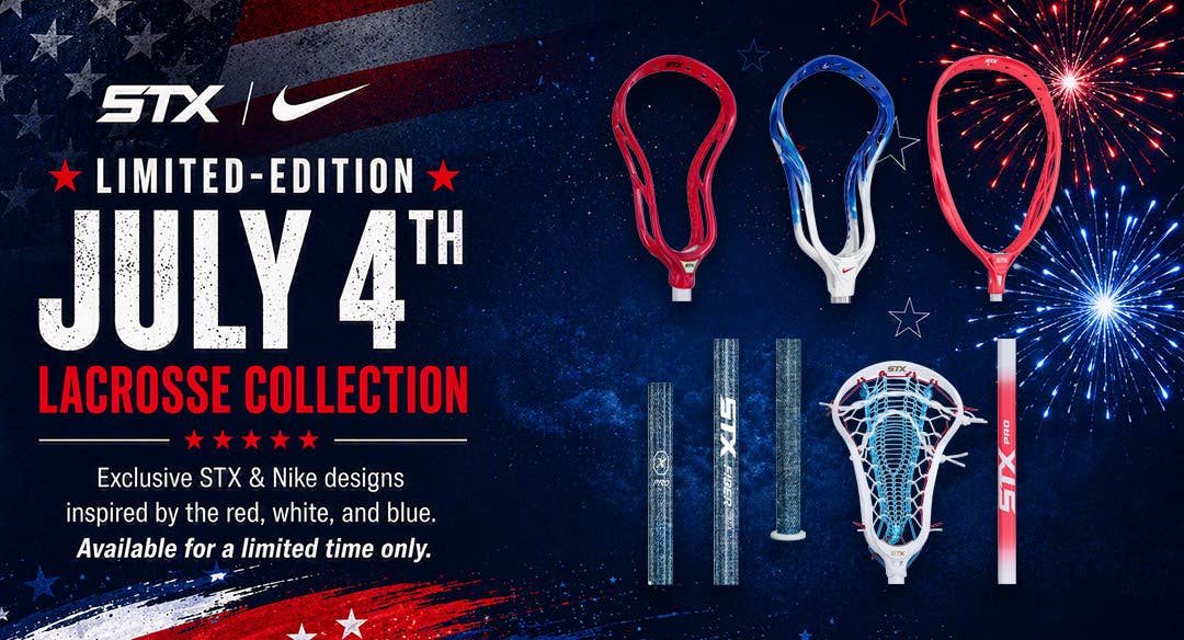 STX and Nike Limited Edition July 4th Lacrosse Collection